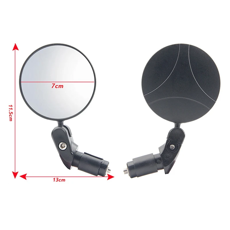 

Bicycle Rearview Mirror Foldable Convex Rearview Mirror Outdoor Riding Universal Mirror for Mountain Bikes Road Bikes