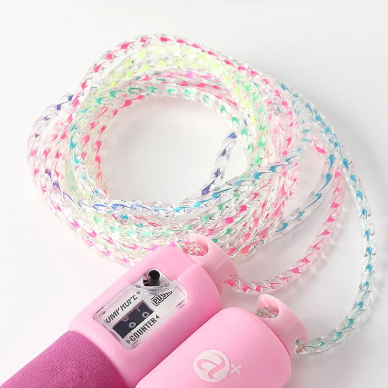 Верблюжья Кроссфит Регулируемая Скакалка Счетчик тренировки Фитнес Спорт