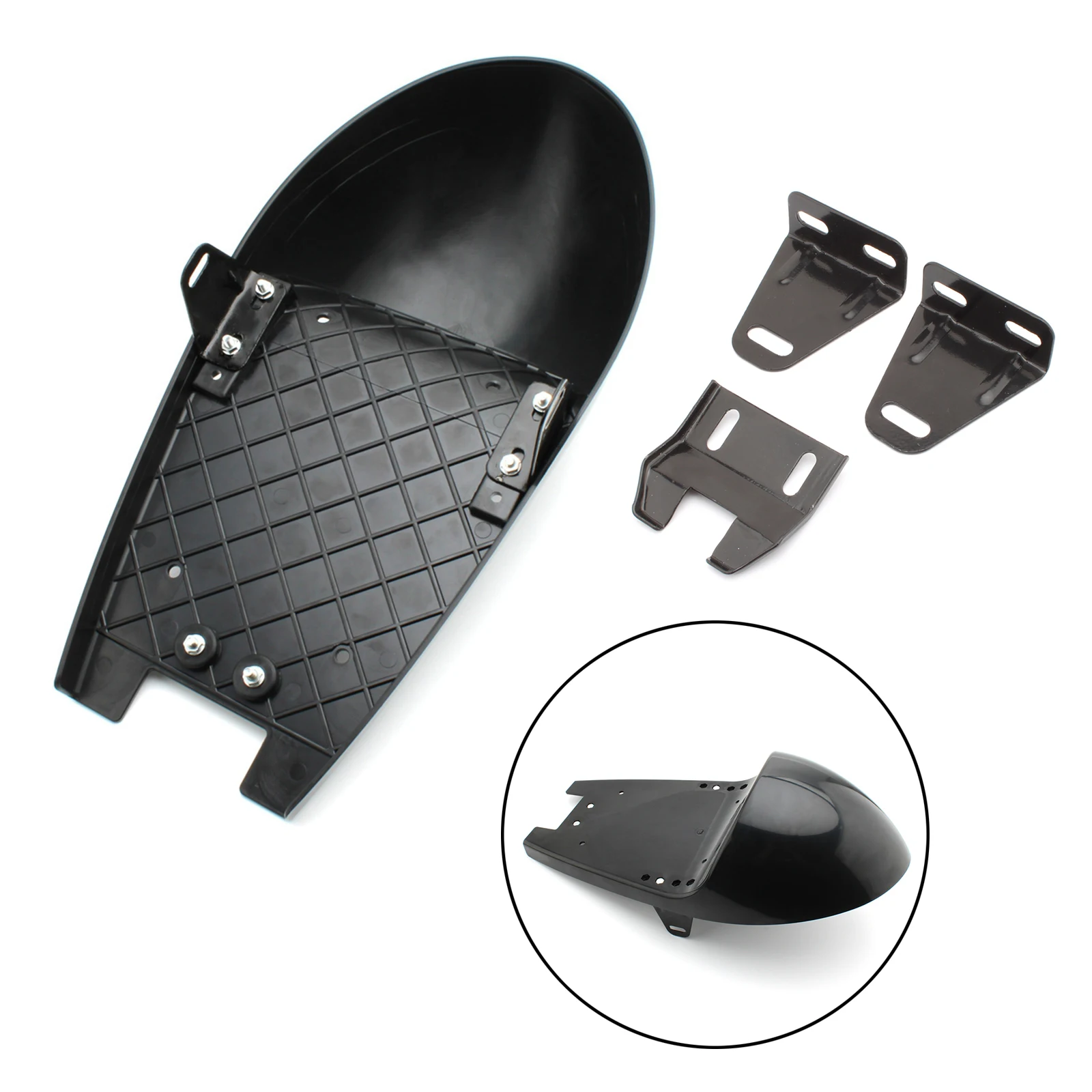 

Areyourshop Universal Custom Cafe Racer Street Scrambler Seat Saddle Bench Vintage Motorcycle Parts