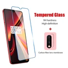 Закаленное стекло для Oneplus 8T, 7, 7T, 6T, 6, защита экрана 2 в 1, пленка для объектива камеры Oneplus Nord N100, N10 5G