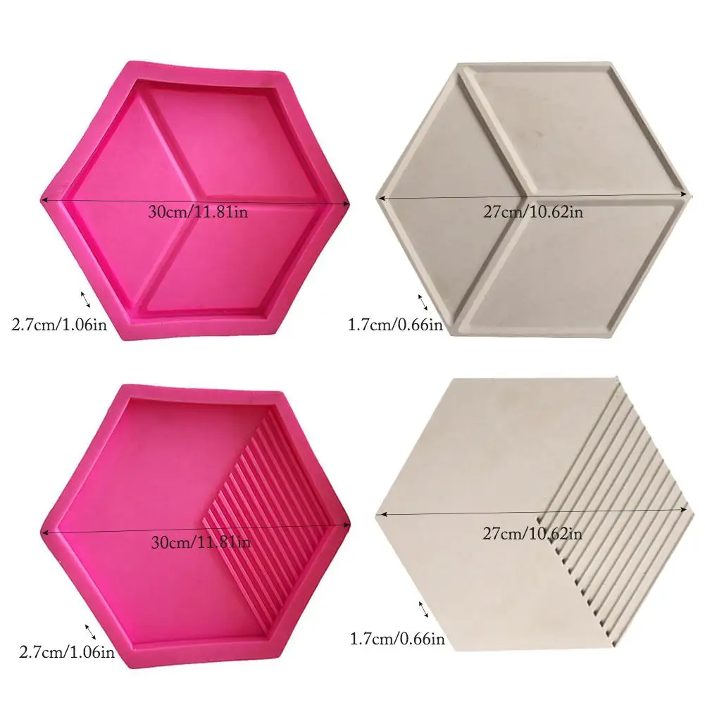 Шестиугольник ручной работы силиконовые формы геометрические бетонные ТВ фон