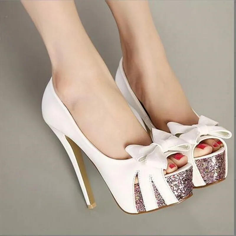 

SHOFOO/обувь; Модная обувь; Женская обувь, увеличивающая рост; Дамская обувь шёлковая ткань, около 4,5 см платформе, 14,5 см; Туфли-лодочки; Туфли на ...