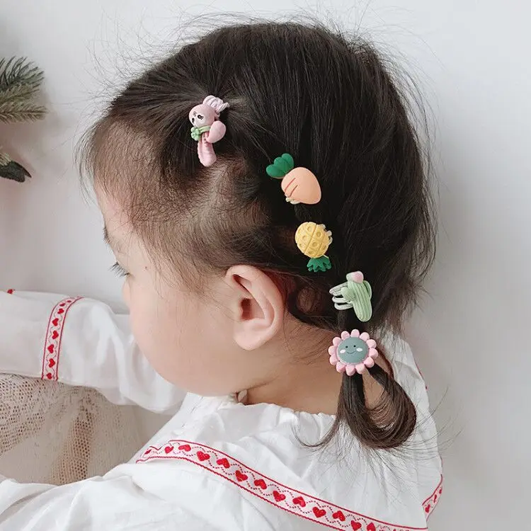 New Cute Crown Star Quicksand Scrunchies Children Girls Kids Elastic Hair Rubber Band Accessories Tie Hair Ring Rope Holder