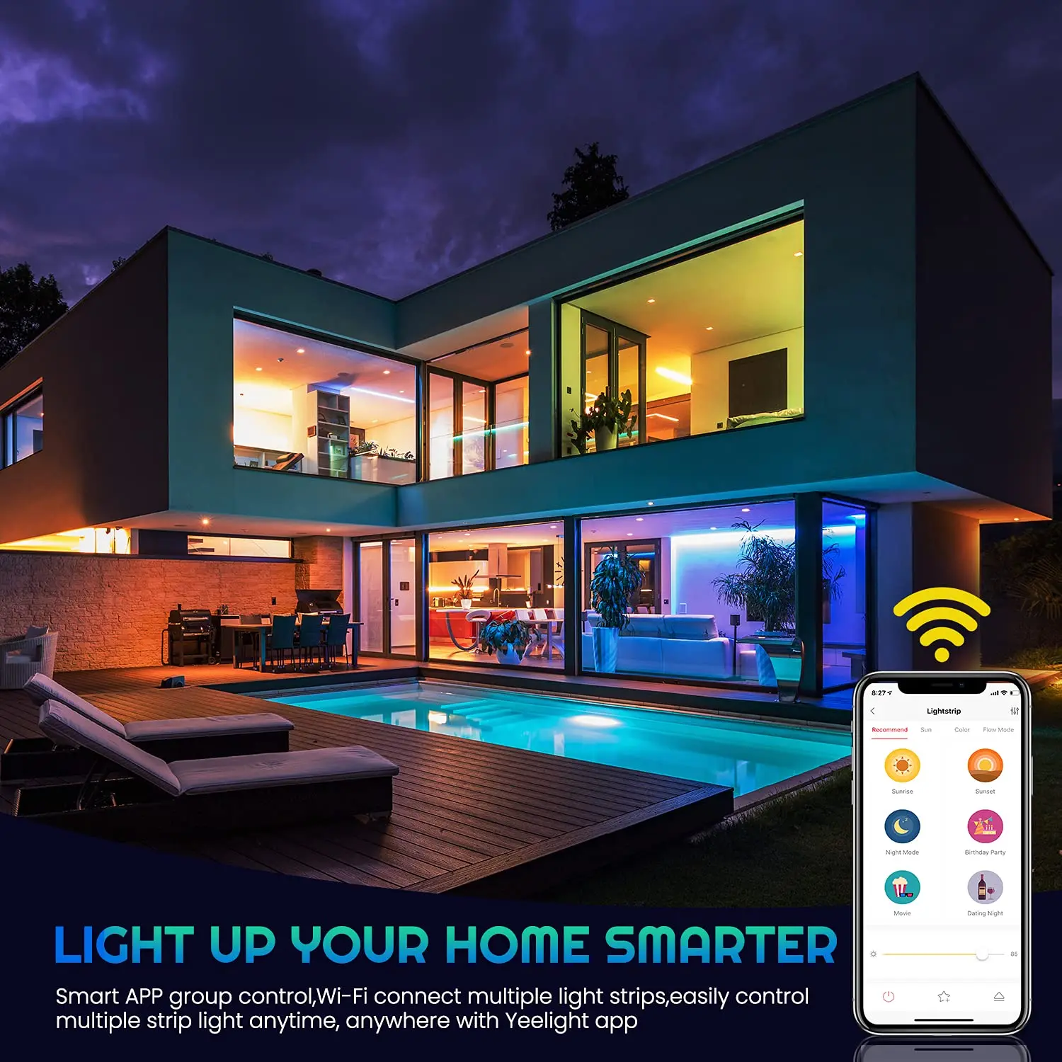 Умная светодиодная ленсветильник Yee светильник s 2 м световые полоски с