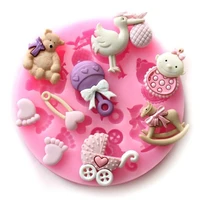 mouse super hero butterfly baby carriage firebird silicone mold for fondant chocolate epoxy mould pastry cupcake decorating