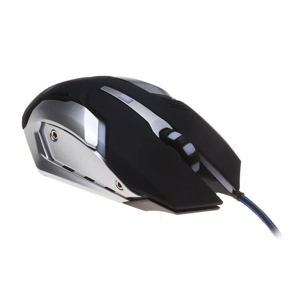 Проводная эргономичная игровая мышь со светодиодной подсветкой 7 кнопок