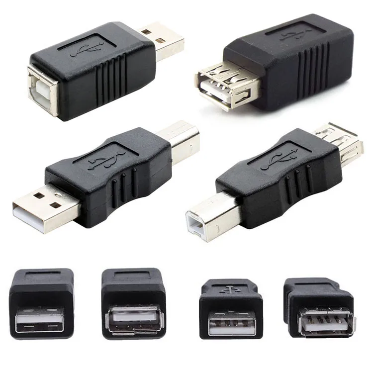 

2 шт., Переходник USB Type-A «папа» (папа)-«папа» (папа)