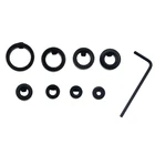 8 шт. 3 мм 4 мм 5 мм 6 мм 8 мм 10 мм 12 мм 16 мм сверло стопорное кольцо контроллер глубины сверления 2,5 мм шестигранный ключлокатор