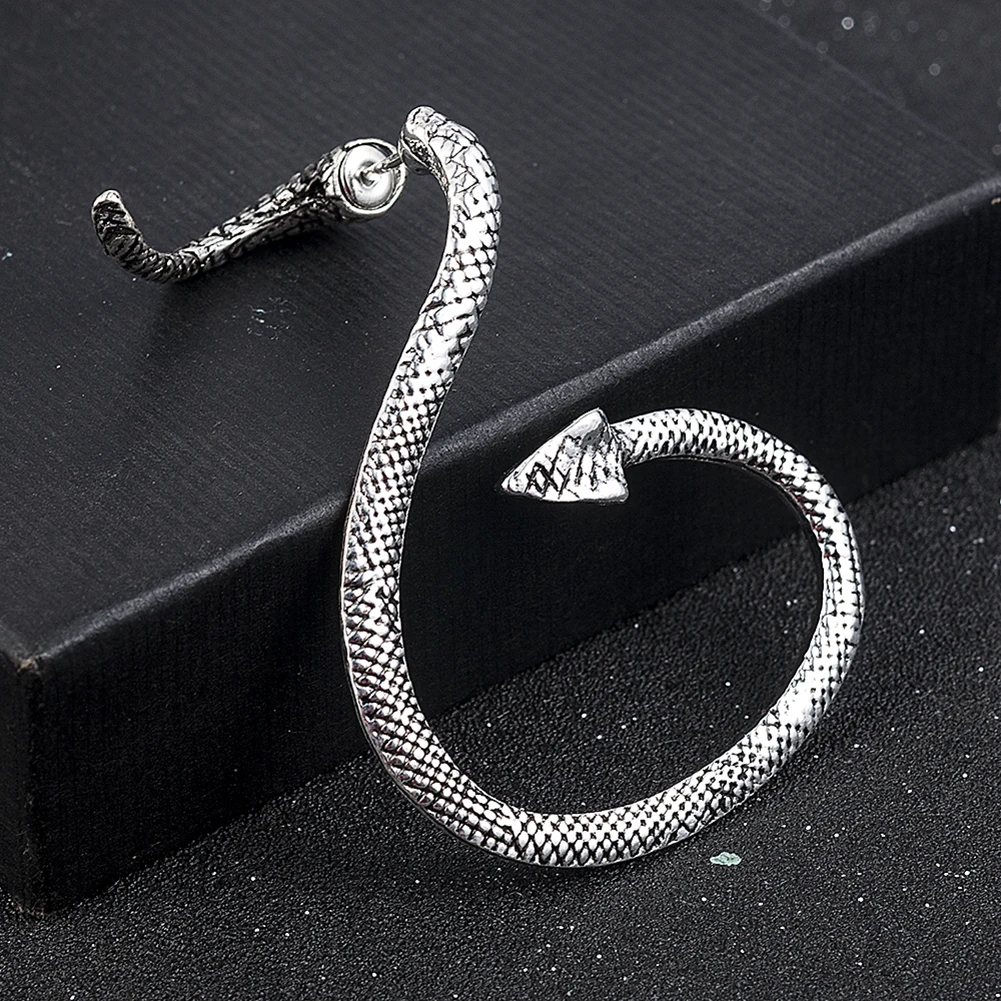 

Vintage Twine Spiritual Snake Ear Hook Earrings for Women Men Ear Cuff Clip Cuffs Rock Punk Cartilage Piercing Jewelry Earcuffs