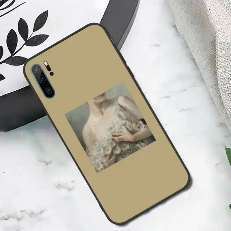 

Art retro aesthetics painting pattern Phone Case For Huawei honor Mate P 10 20 30 40 i 9 8 pro x Lite smart 2019 nova 5t