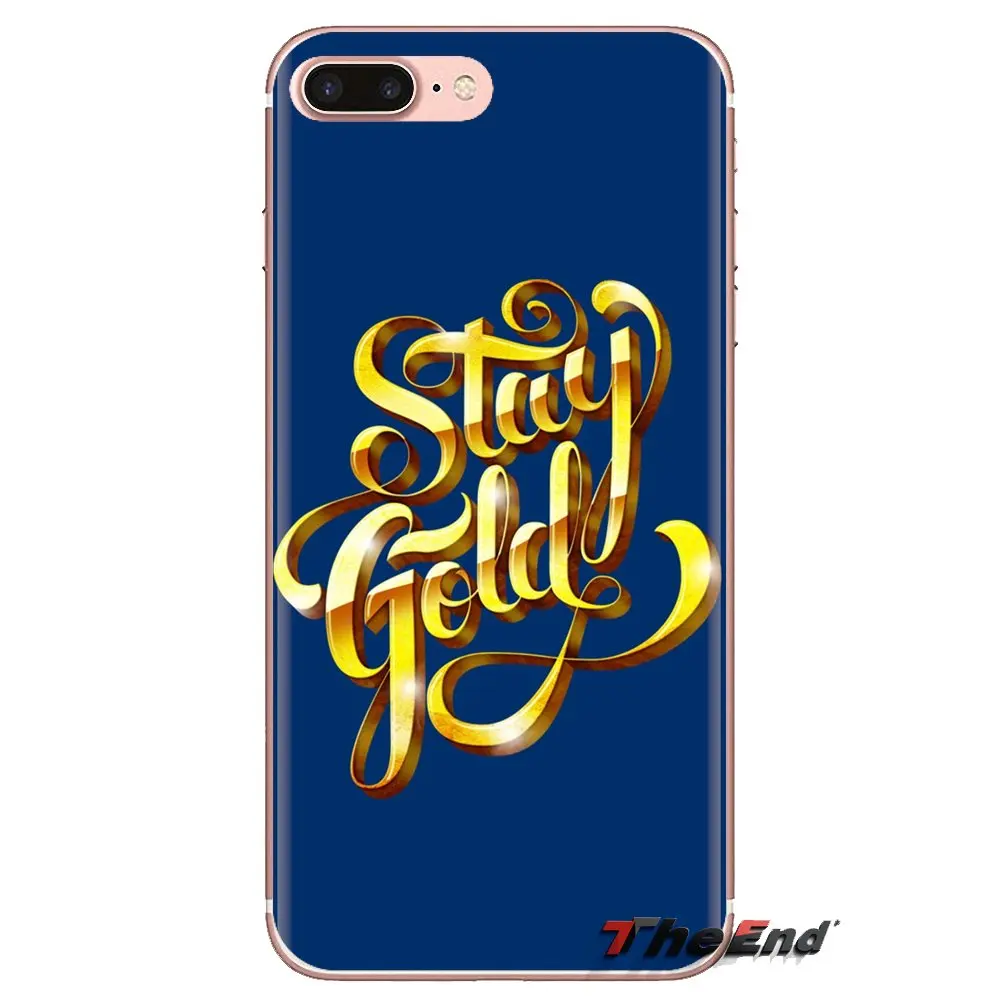 Силиконовый чехол для Xiao mi 4 5 5s 6 A1 A2 5X6X8 9 Lite SE Pro Max Mix 2 3 2S J adore J. Crew Stay Gold Quotes |