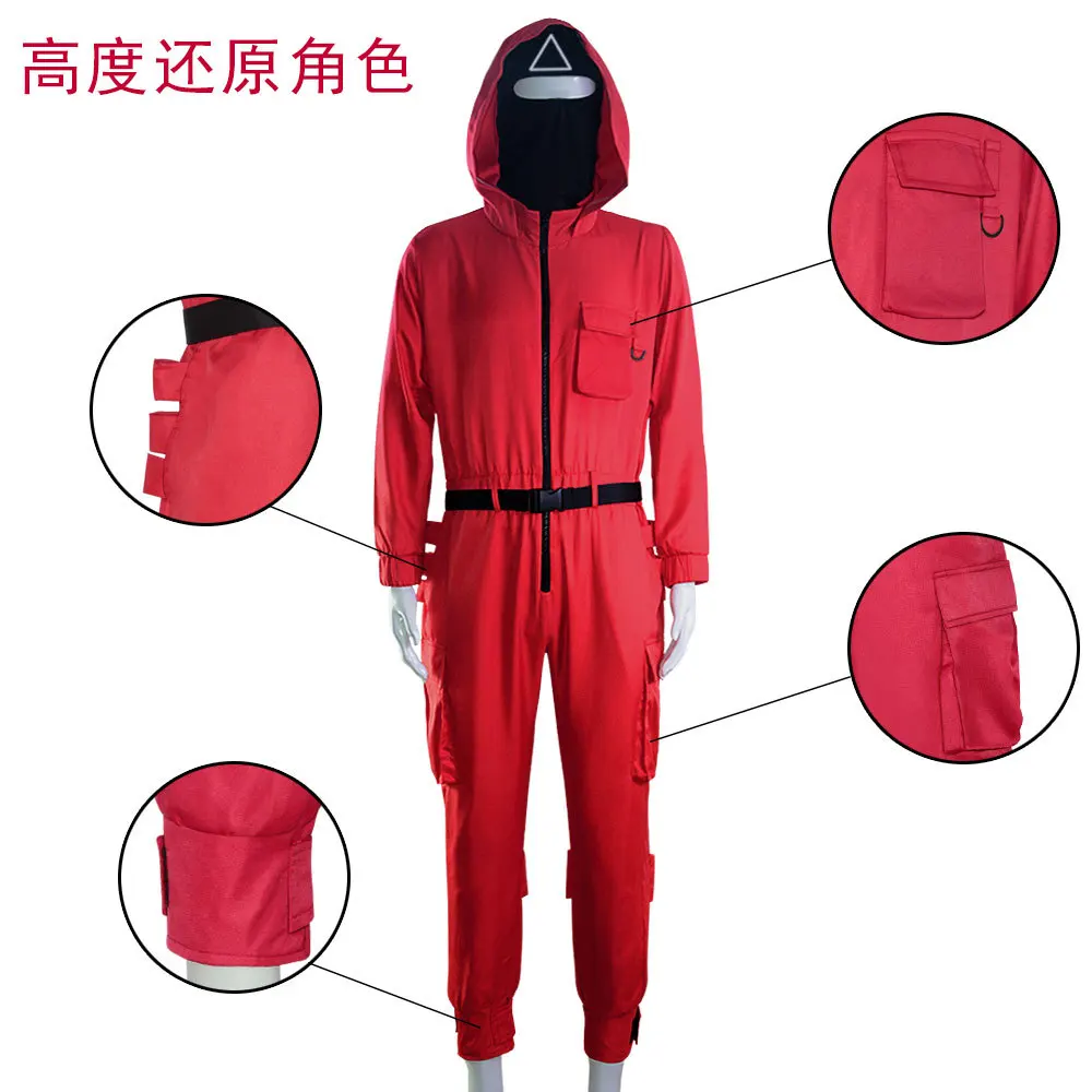 Лидер продаж костюм для косплея по мотивам телешоу игра кальмар круглая