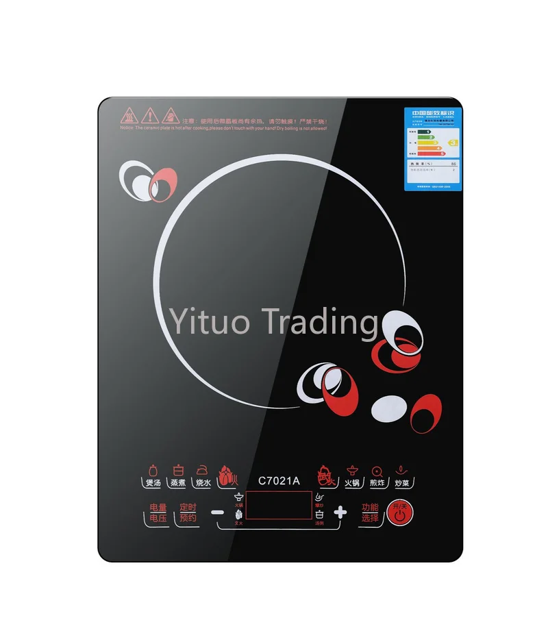 2100W Smart Touch Тип бытовой одноконфорочная Индукционная Плита высокомощные