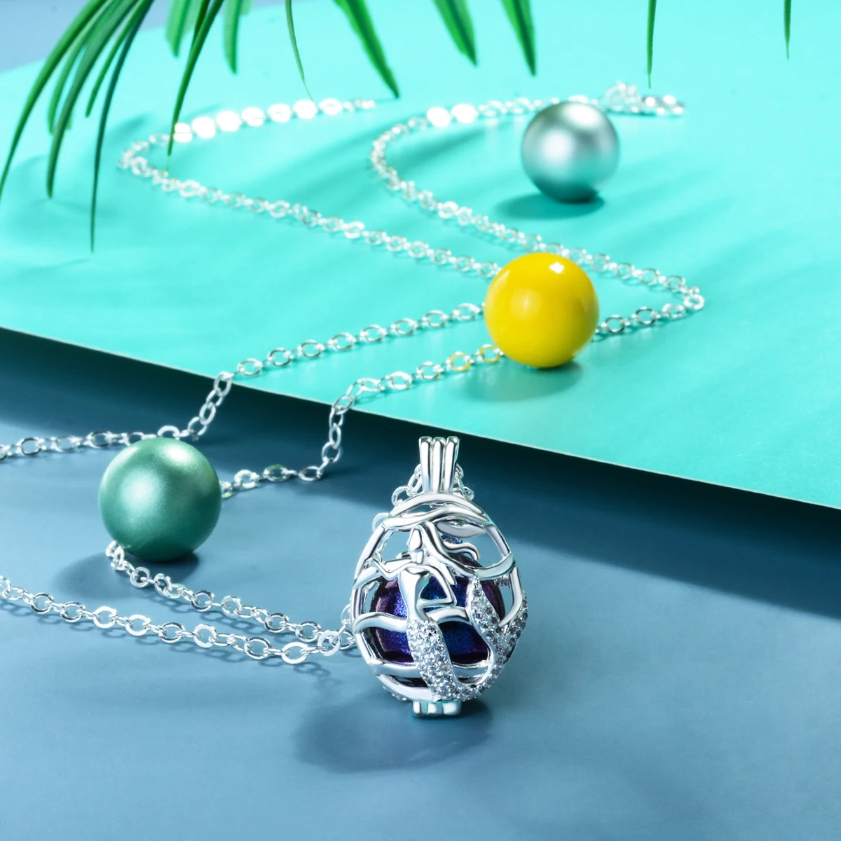 Новое ожерелье EUDORA 18 мм для беременности подвеска в виде ангела звонящего