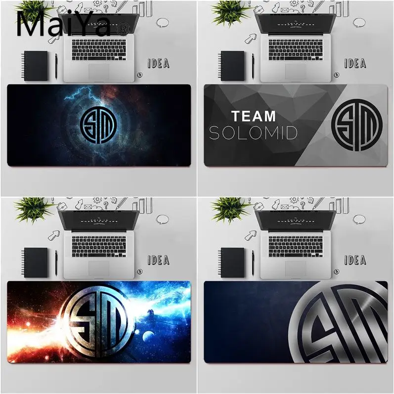 Maiya Высокое качество TSM логотип индивидуальный игровой коврик для мыши ноутбука