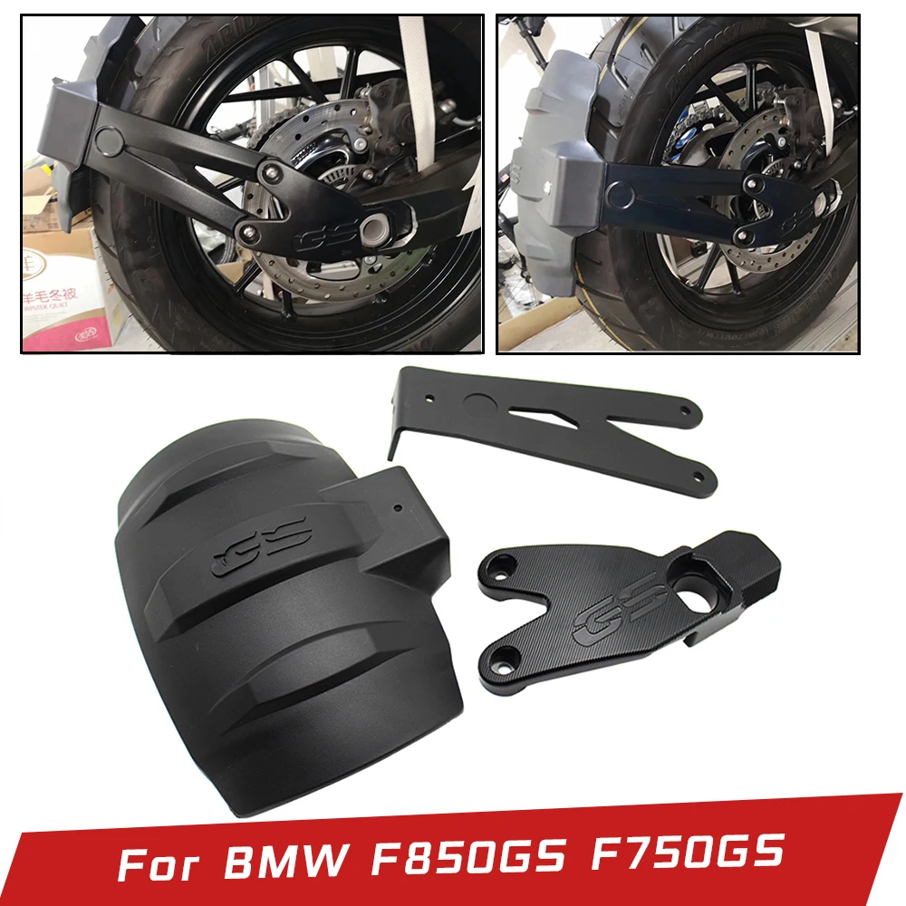 Rear Wheel Fender For BMW F750GS F850GS 2018 2019 Fender Splash Guard Rear Wheel Cover Guard Mudguard Bracket Accessories