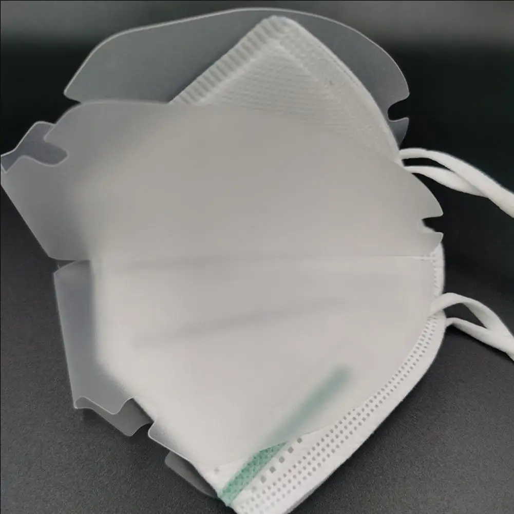 

Mask Storage Clip Reusable Portable Face Cover Plastic Holder Transparent Organizer