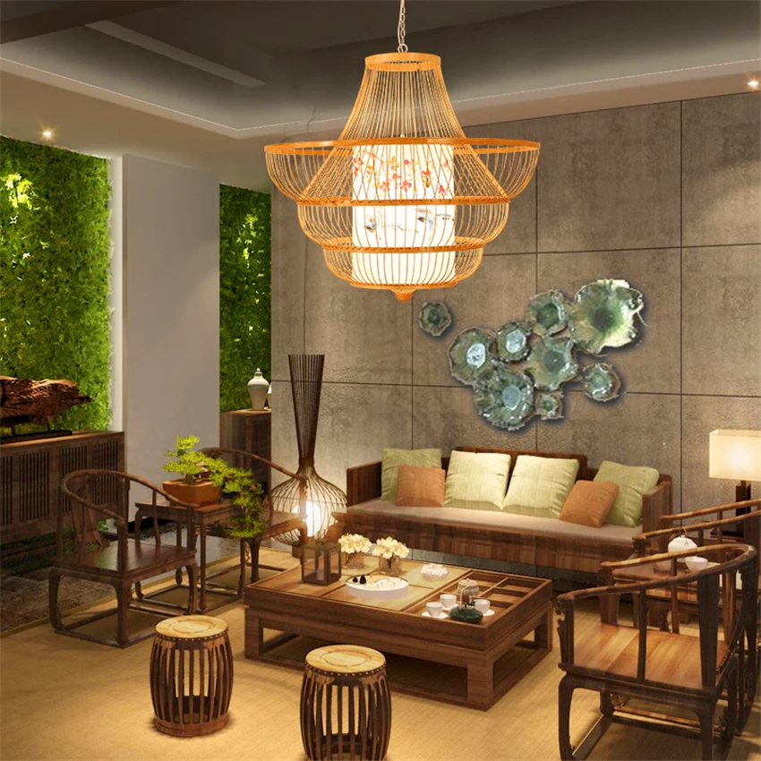 Современные деревянные подвесные светильники Освещение Norbic домашний Декор