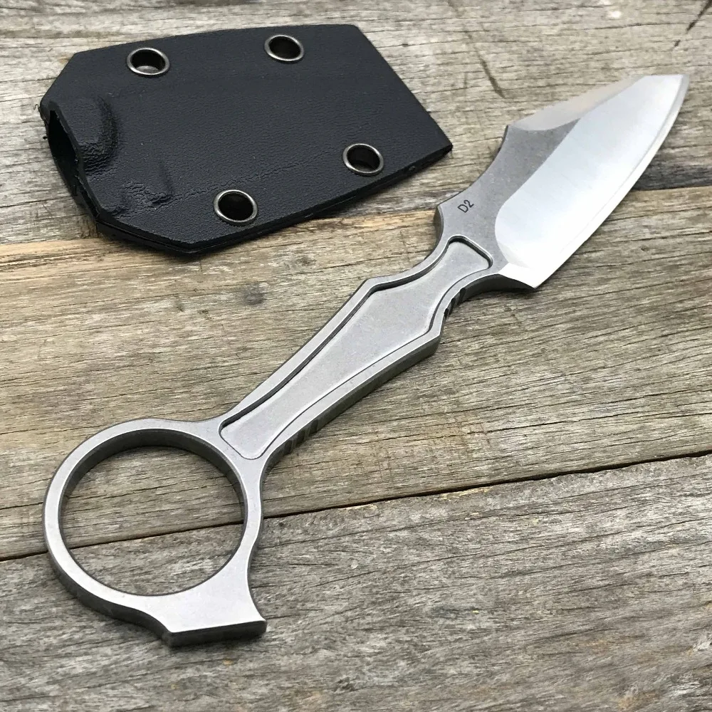 LDT GITFO DA нож с фиксированным лезвием тактические ножи керамбит D2 лезвие KYDEX походный охотничий нож Карманный прямой инструмент для повседневного использования