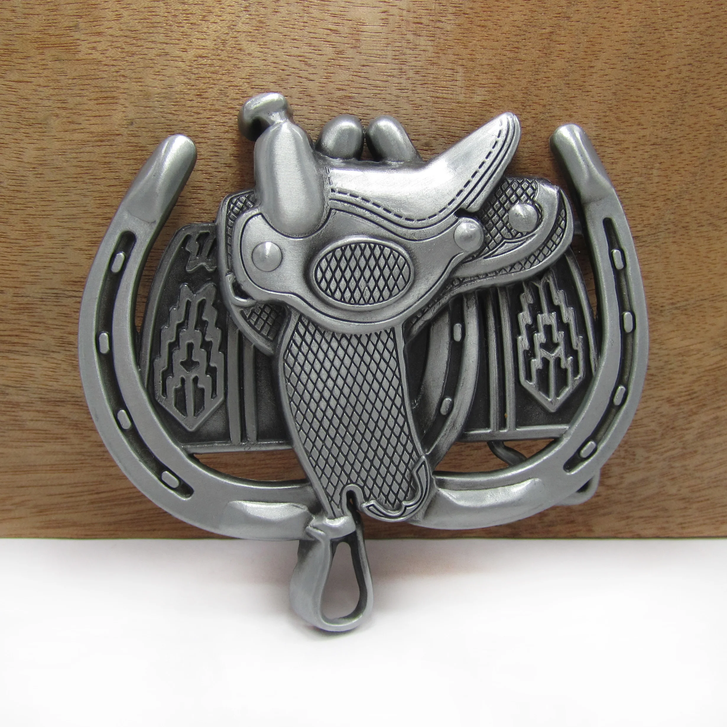 BuckleClub цинковый сплав ретро ЗАПАДНАЯ ЛОШАДЬ СЕДЛО Джинсы подарок ремень пряжка FP