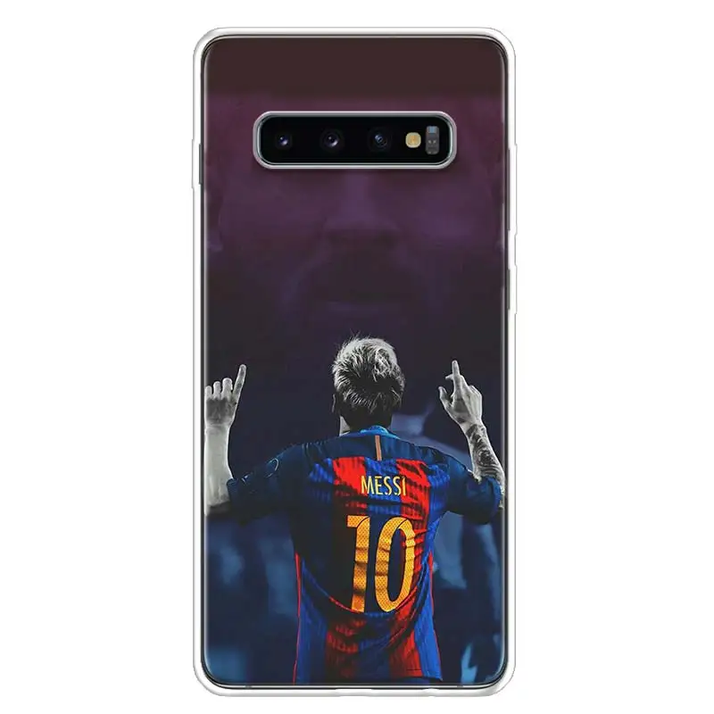 TW154-9 Месси крышка чехол для телефона для samsung Galaxy S10+ Note 10 9 8 S9 S8 J4 J6 J8 плюс S7 S6 корпус под плетенную сумку - Цвет: TW154-9
