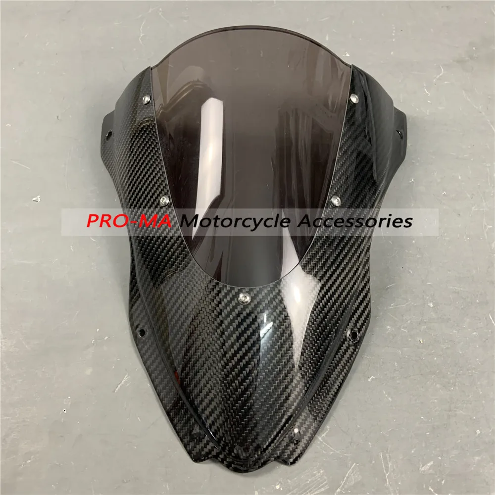 

Ветрозащитный обтекатель для мотоцикла из углеродного волокна для Kawasaki ZX-10R 2016 2017 2018 2019, глянцевый саржевый