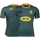 Новинка 2021, футболка для регби из Южной Африки, мужская и женская 3D футболка с коротким рукавом, зеленая Спортивная футболка с принтом, 100-6XL