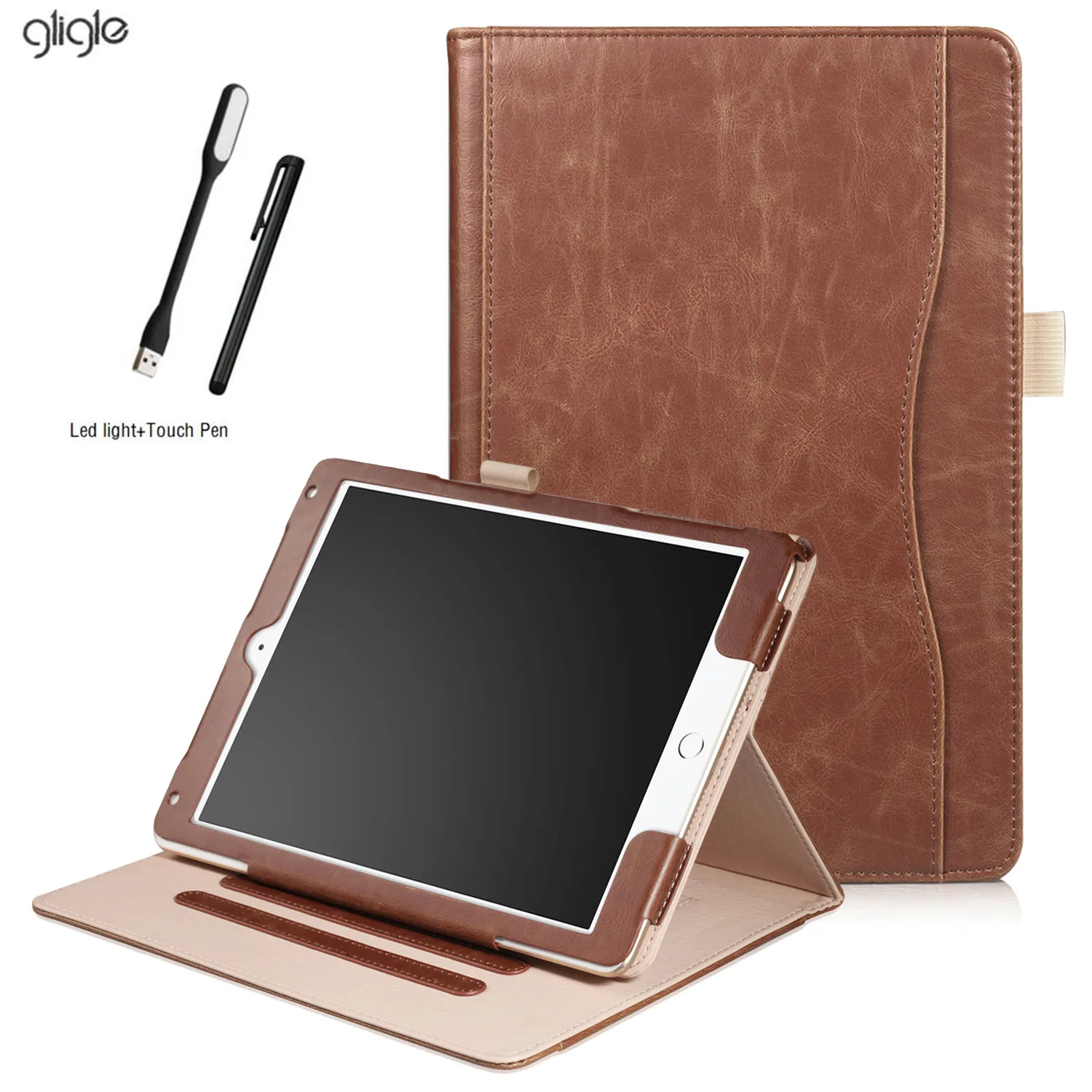 Кожаный чехол подставка для iPad Air/Air 2/iPad 9 7 2017/iPad 2018|Чехлы планшетов и электронных