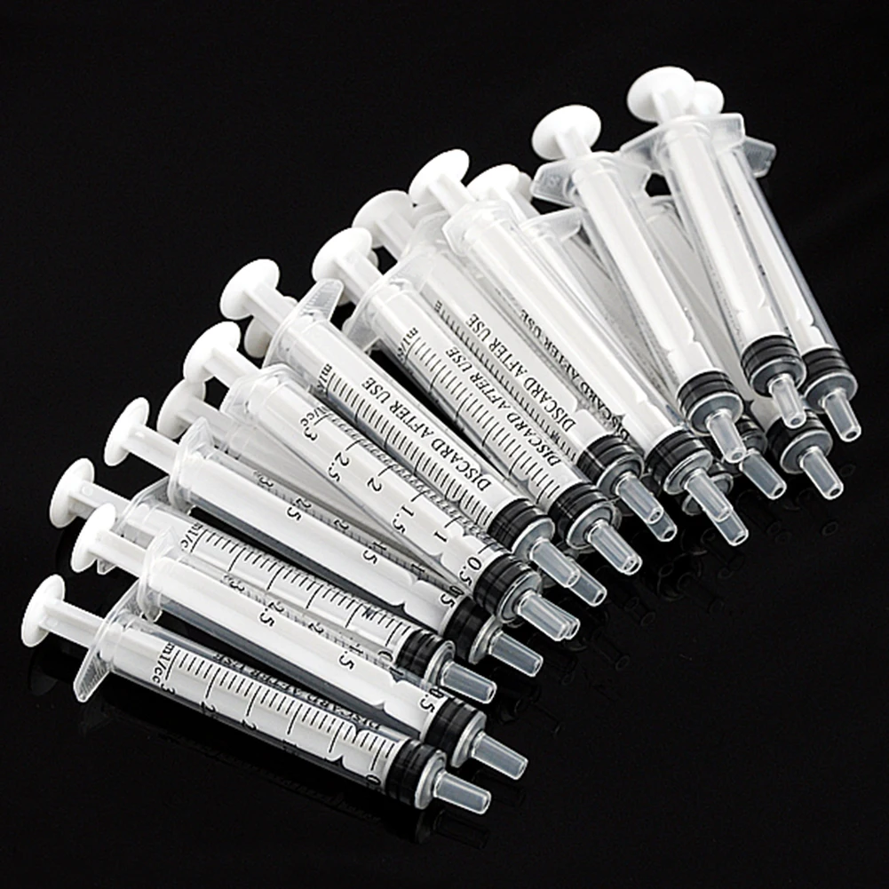 Mayitr 3ML 50PCS Plastic Syringe Tube & 80cm Length For Hydroponics Lab Medical Tool Nutrient Measuring 50X | Обустройство дома