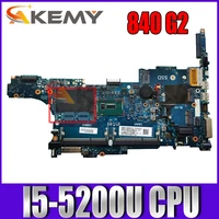 6050a2637901 for hp elitebook 840 g2 laptop motherboard i5 5200u mainboard tested ok