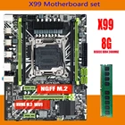 X99 материнская плата с 1*8G = 8 Гб DDR4 2400 МГц REGECC комбо памяти NVME USB3.0 MATX сервер