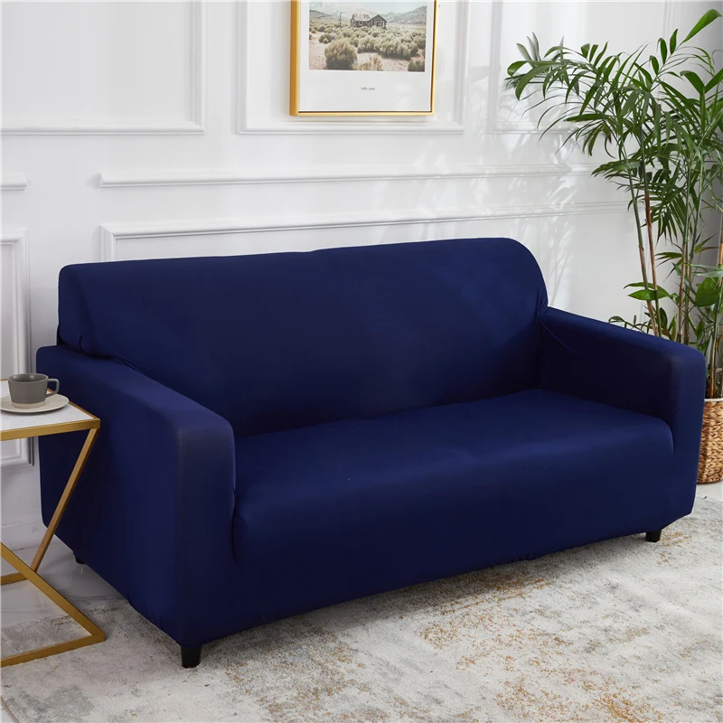 Plain Color Sofa Cover Elastic Stretch Covers for Living Room Couch Corner Sectional 1/2/3/4-seater | Дом и сад