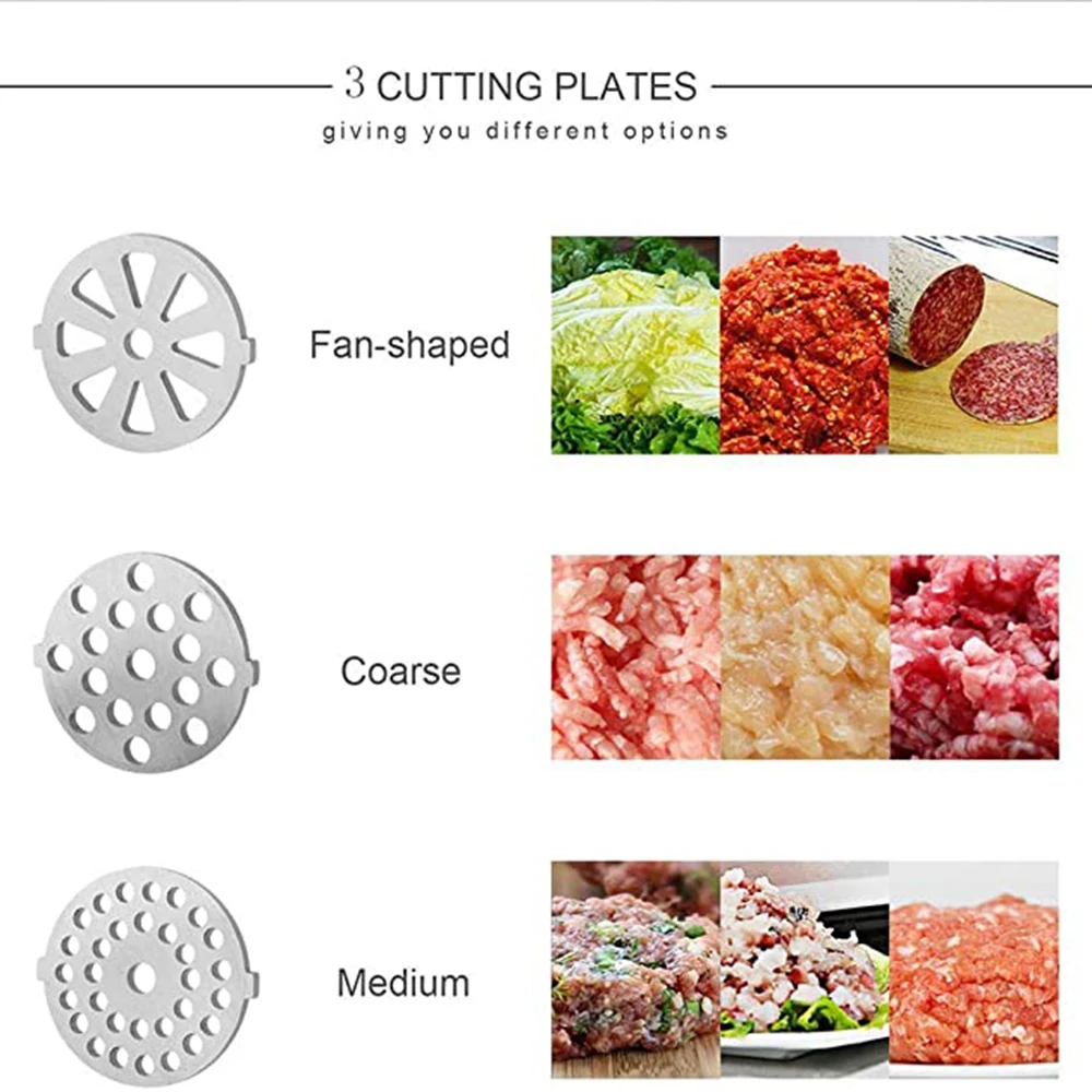 

220V 2800W Electric Meat Grinder Heavy Kitchen Mincer Sausage Stuffer Maker Filler Food Processor Machine Electric Meat Slicer