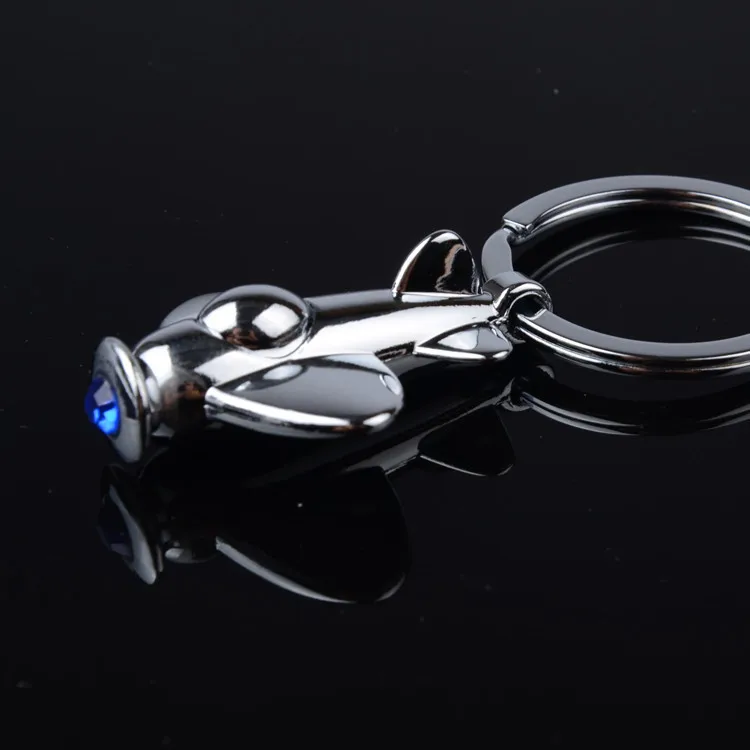 

Хорошее качество металлические брелки мини-истребитель Подвеска сумка аксессуары Стразы самолет автомобиль брелок креативный брелок K1732