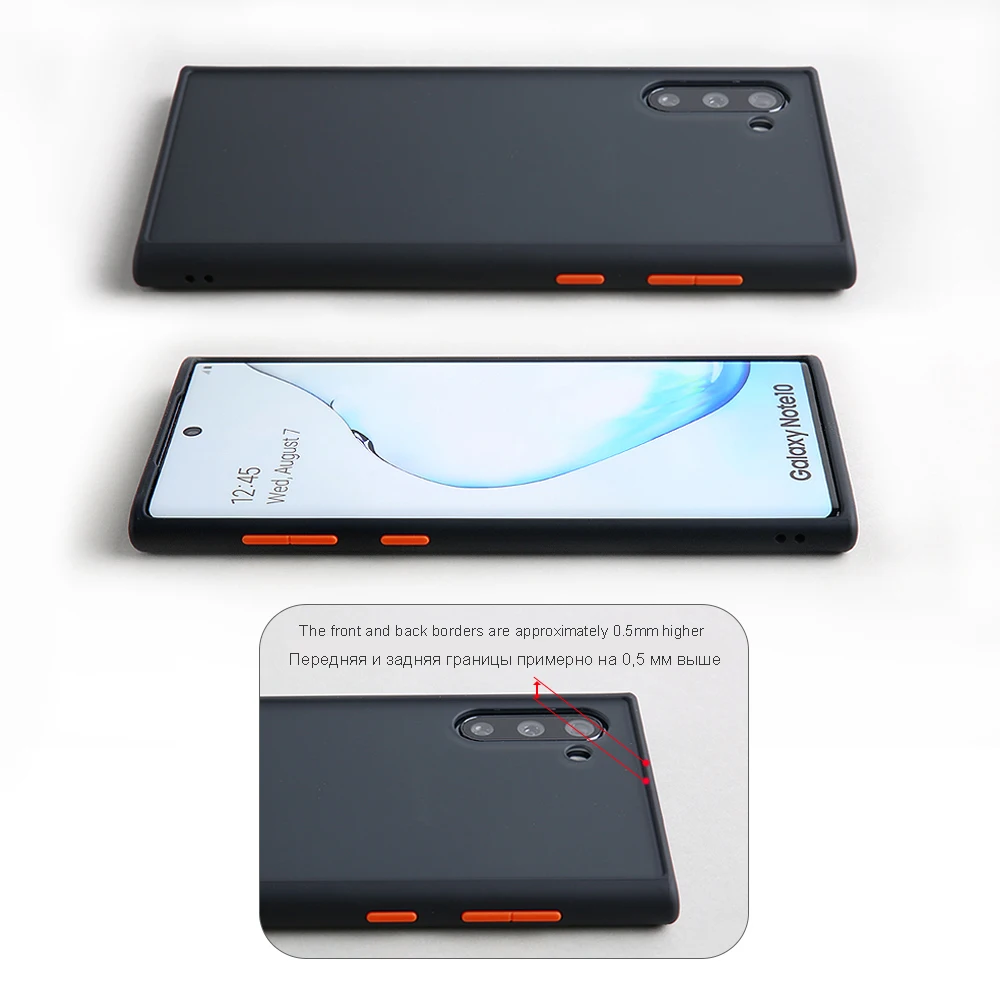 Прозрачный матовый противоударный бронированный чехол для телефона Samsung Galaxy M51 M01