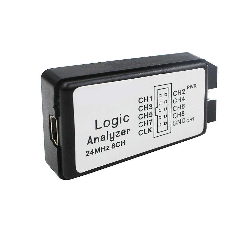 USB логический анализатор 24 МГц 8CH микроконтроллер ARM 24M FPGA инструмент отладки 16 12 8 4