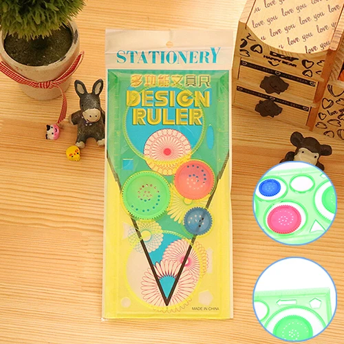 22 шт./компл. Спирограф набор игрушек для рисования Переплетенные зубчатые колеса