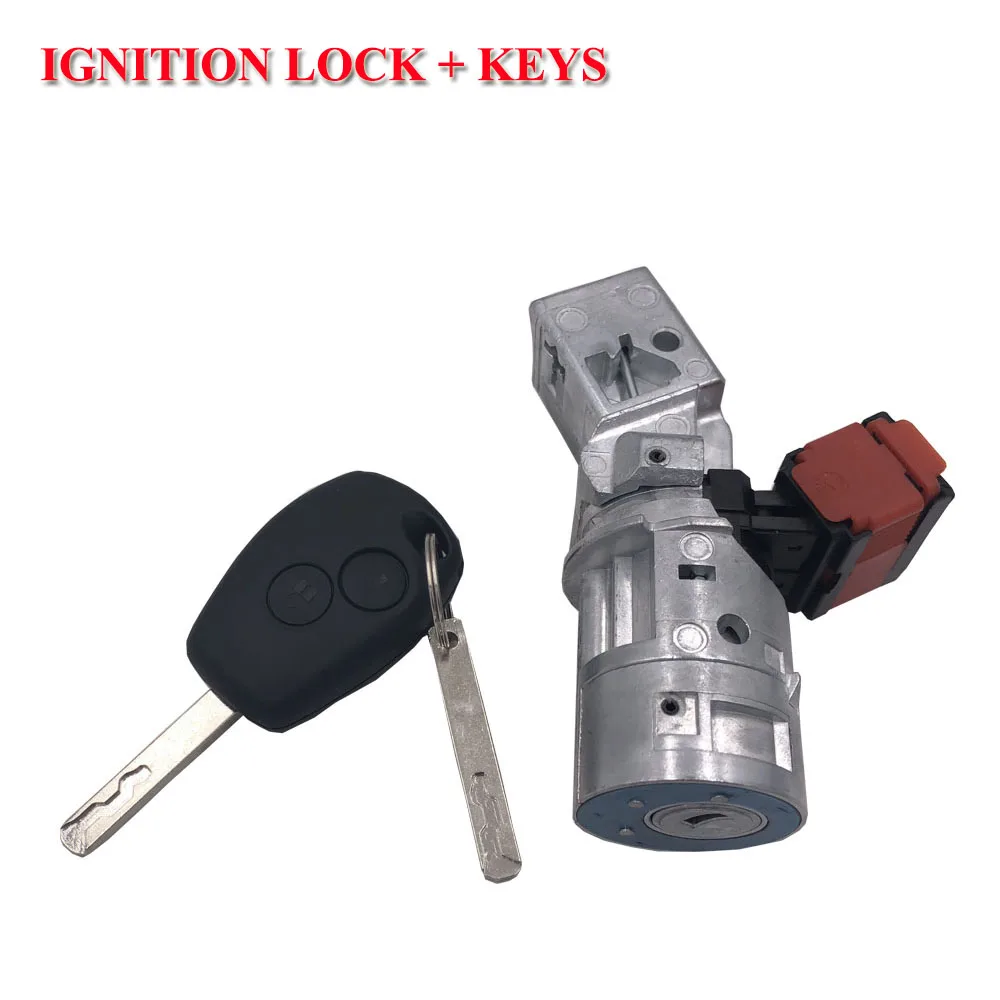 

Ignition Lock Barrel Starter Switch+Key for Renault for Vauxhall Fiat 2005-2012 7701208408 8200214168 N0502064 N0502060 N0502057