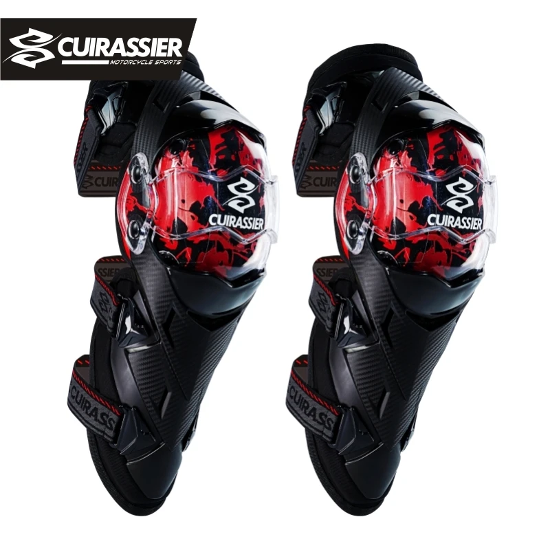 

Cuirassier Protective Motorcycle knee pads Kneepad Protector Protection Off Road MX Motocross Brace Elbow Guards Racing Protect