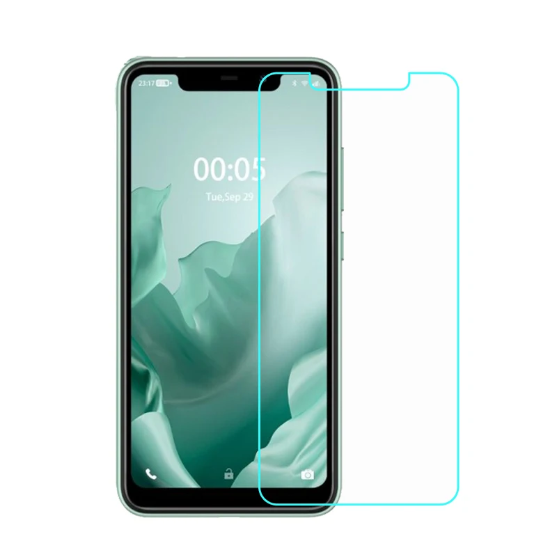 

5PCS Safety Tempered Glass On The For Oukitel C22 Protective Film 9H Explosion-proof Screen Protector For Oukitel C22 Saver