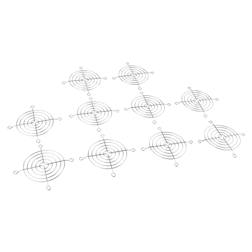 

10Pcs Iron Net Fan Cover CPU Fan Grill Computer Cooling Fans 12cm Protector
