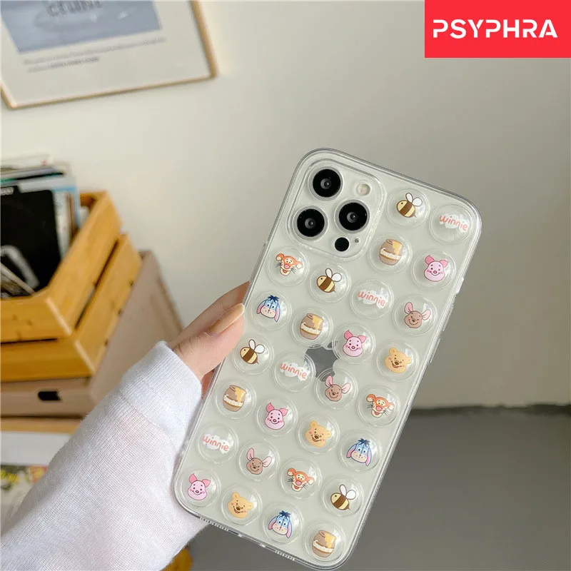 

Cute Cartoon Pop Bubble Fidget Toys Case For iPhone 12 11 Pro Max X XR XS MAX 6S 7 Plus SE 2020 12 Mini Silicone Case Coque