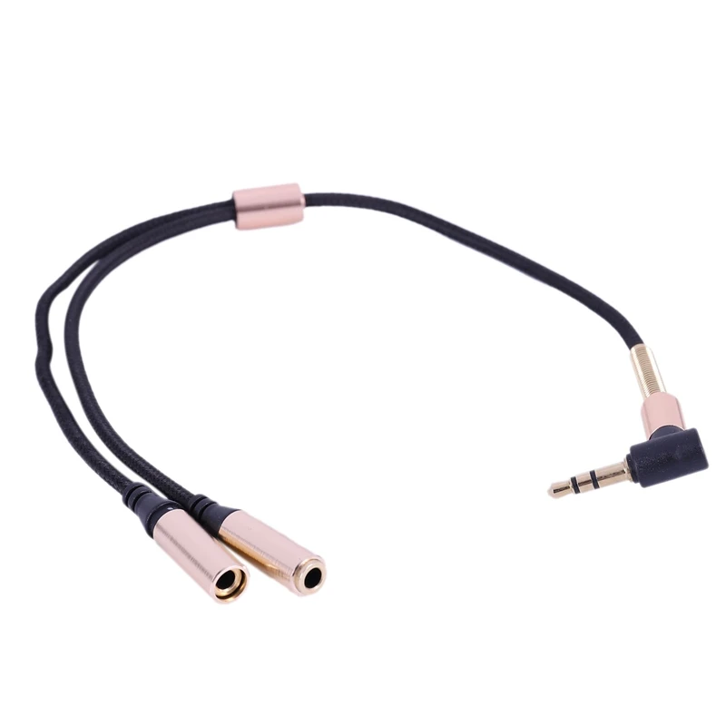 Лучшие предложения 3 5 мм аудио стерео Y сплиттер кабель штекер 2 порта гнездо для