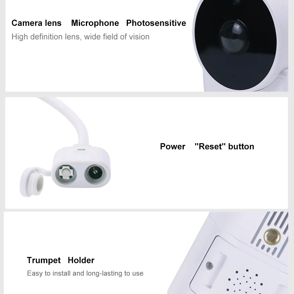 

XiaoVV Intelligent Camera Outdoor IP65 Waterproof Dustproof 180Infrared Night Vision Motion Detection