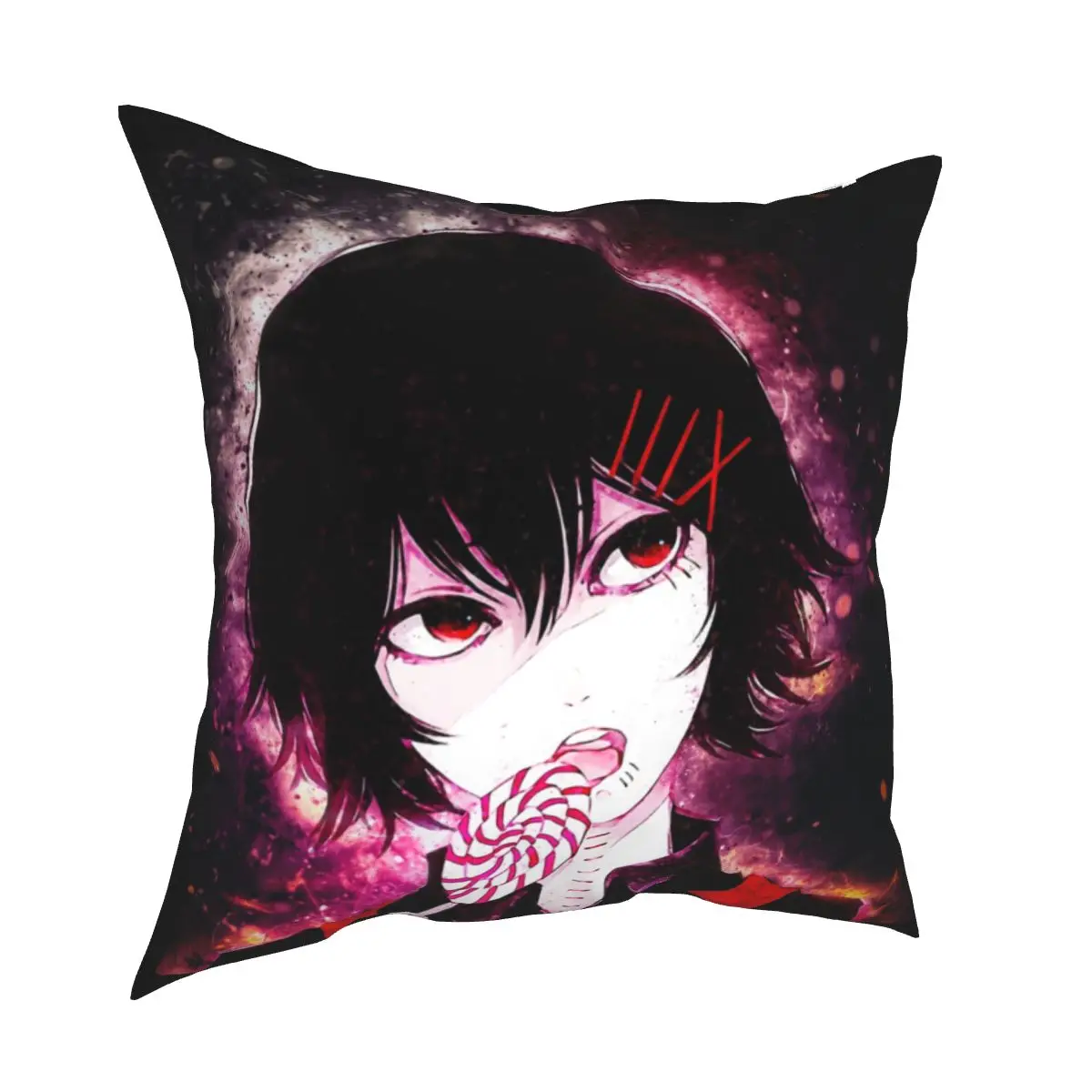 

Tokyo Ghoul Suzuya Juuzou Pillowcase Cushion Cover Gift Kaneki Ken Japan Anime Manga Pillow Case Cover Home 40X40cm