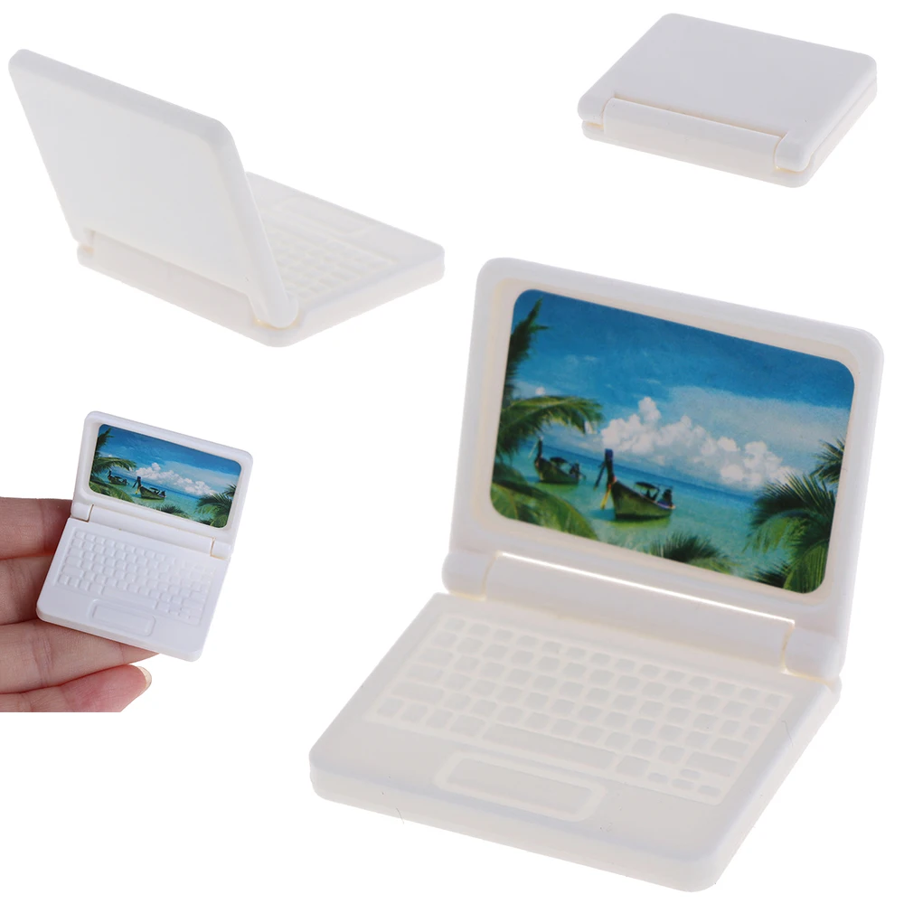 Миниатюрная компьютерная мебель для кукольного домика детская игрушечная кукол