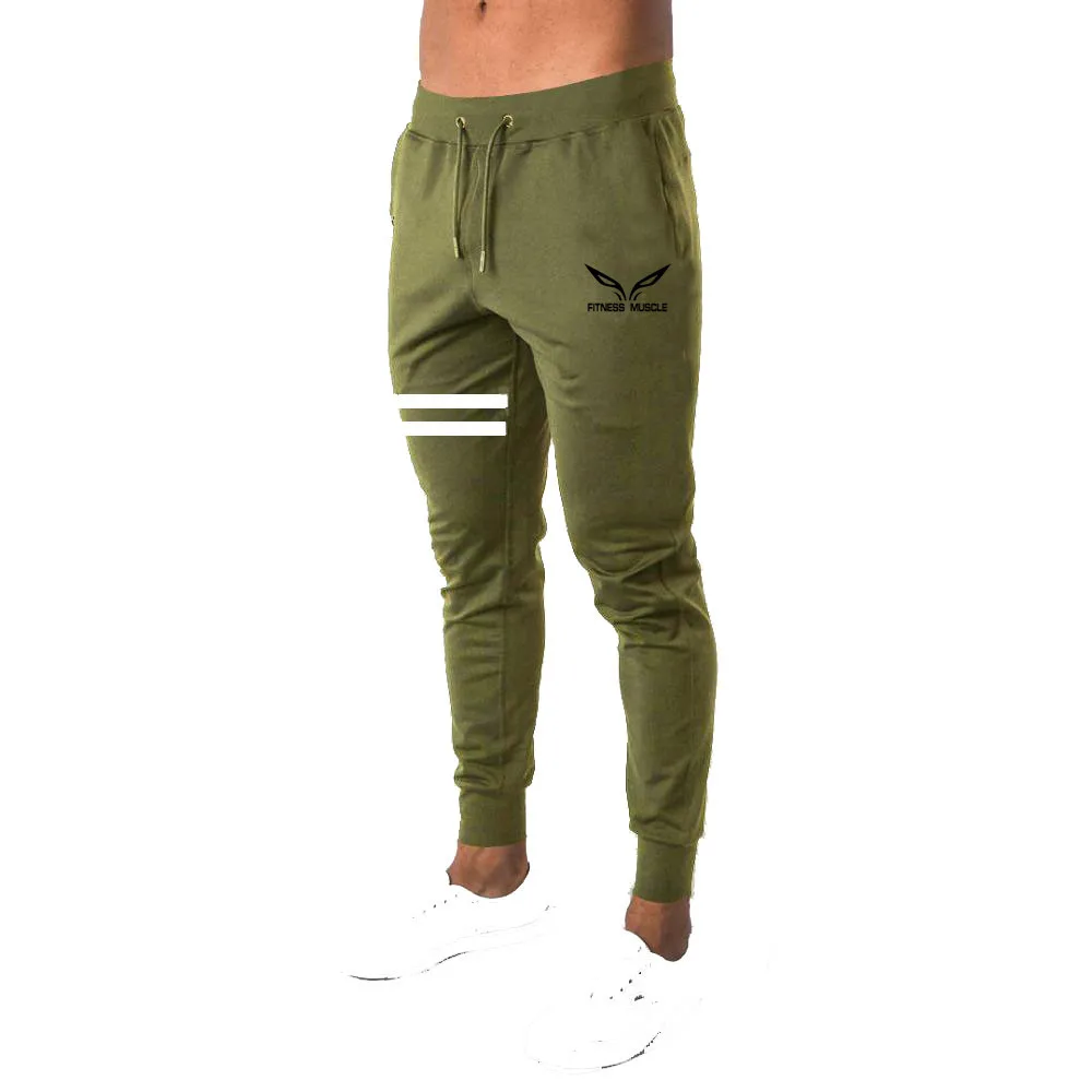 

2021New Brand Men's Pants [Fashion Jogging Fall/winter Casual Sports Pants Elastic Band Fitness Trousers M-3XL