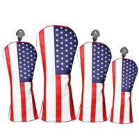 usa golf head covers for driver fairway woods premium leather headcovers designed to fit all woods and drivers