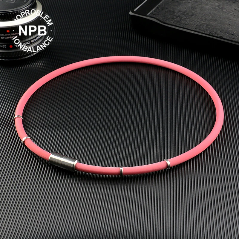 Спортивный скалярный голограммный энергетический силиконовый нано чокер для