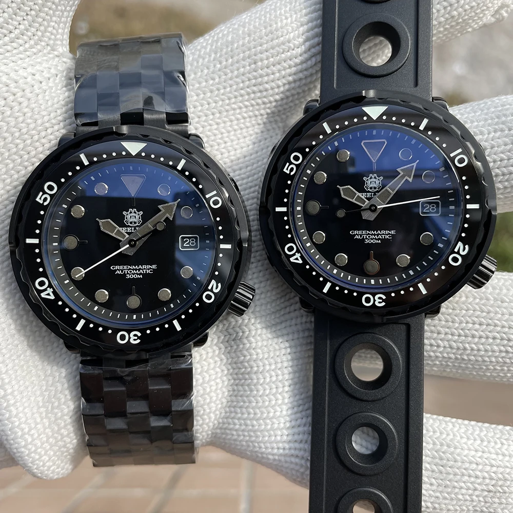 Мужские механические часы STEELDIVE 300 м водонепроницаемые SD1975XT с гальваническим